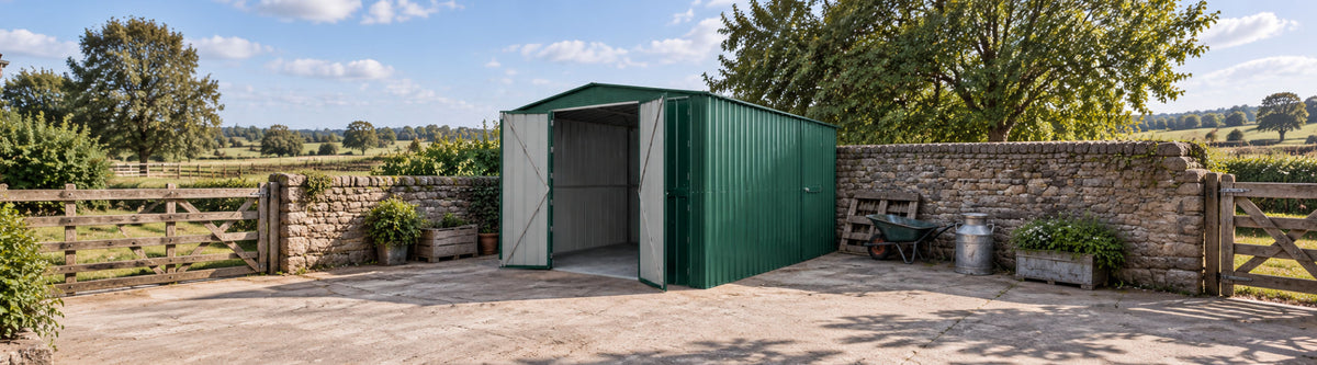 Metal-Garages | Sheds.co.uk