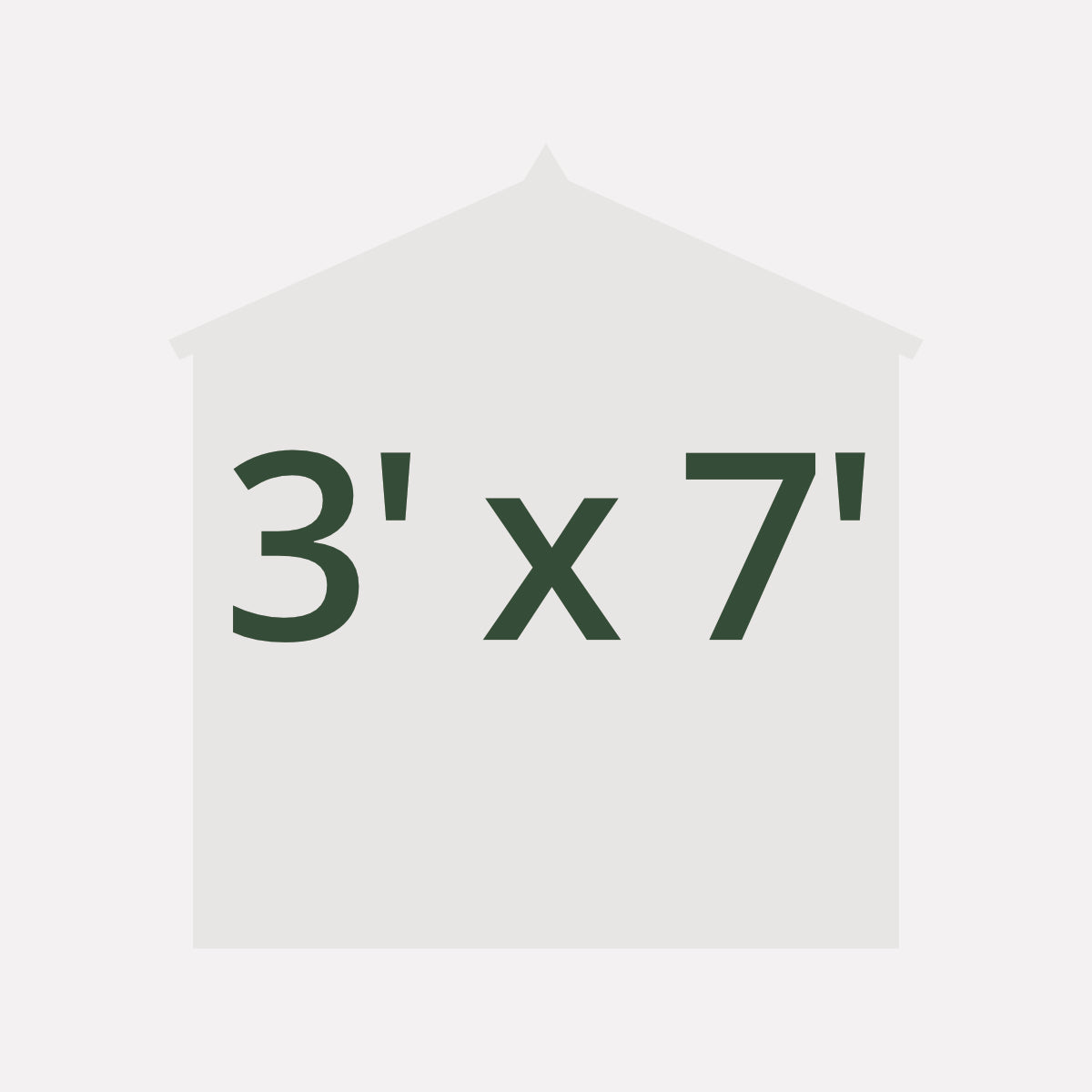 3' x 7' Sheds