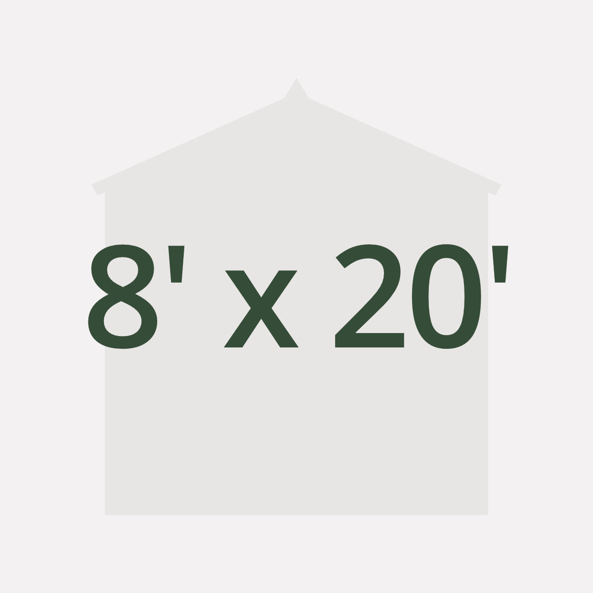 8' x 20' Sheds