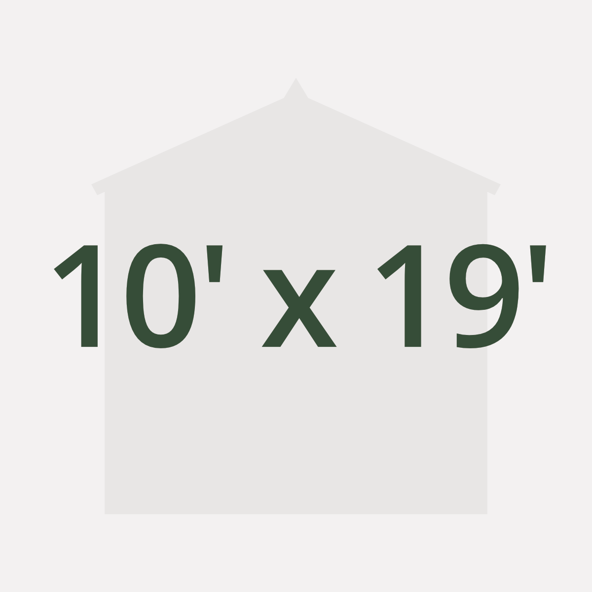 10' x 19' Sheds