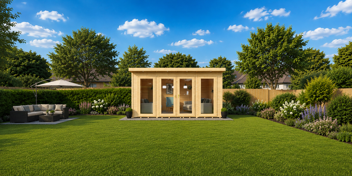Hartwood 4m Insulated Home Office | Sheds.co.uk