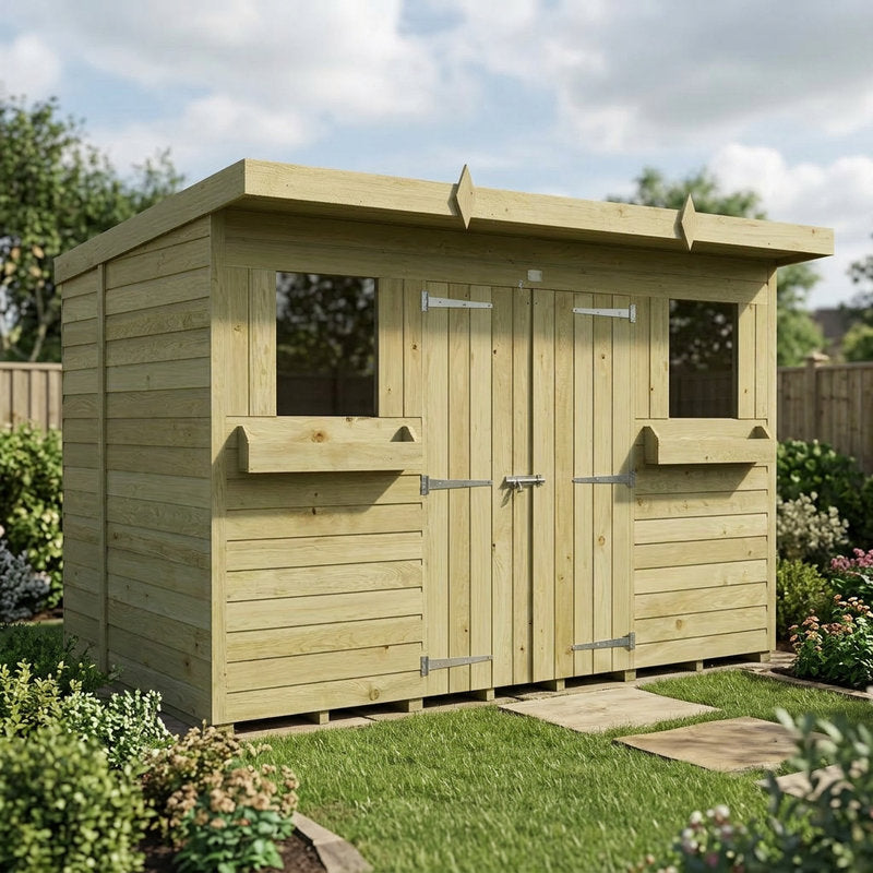 Holt 10' x 5' Handsworth Pressure Treated Summer Shed | Sheds.co.uk