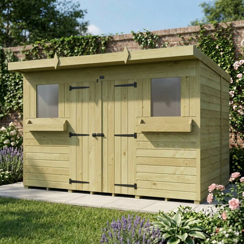 Holt 10' x 8' Handsworth Pressure Treated Summer Shed | Sheds.co.uk