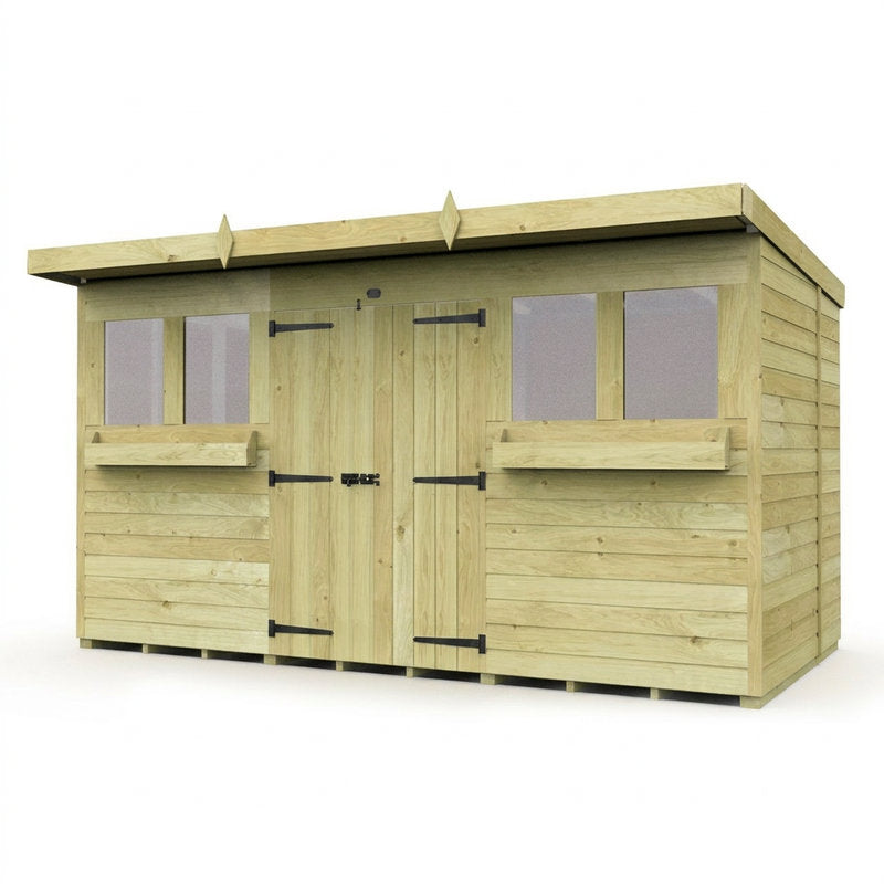 Holt 12' x 5' Handsworth Pressure Treated Summer Shed | Sheds.co.uk