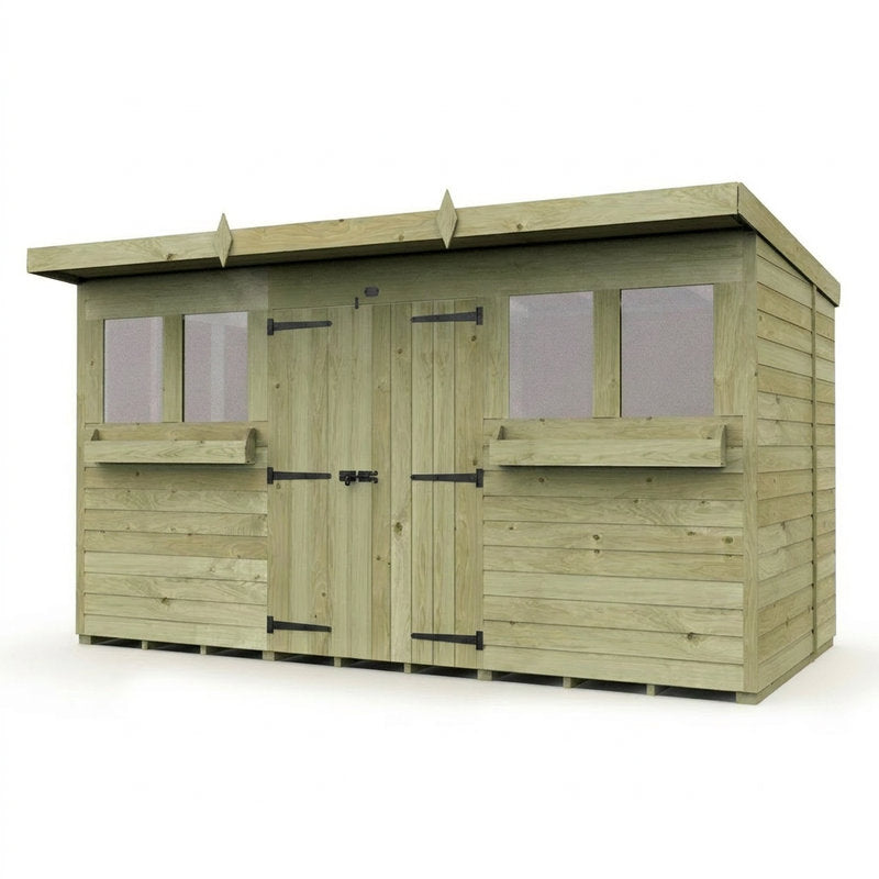 Holt 12' x 8' Handsworth Pressure Treated Summer Shed | Sheds.co.uk