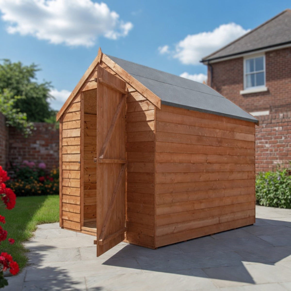Loxley 5' x 7' Overlap Apex Shed | Sheds.co.uk