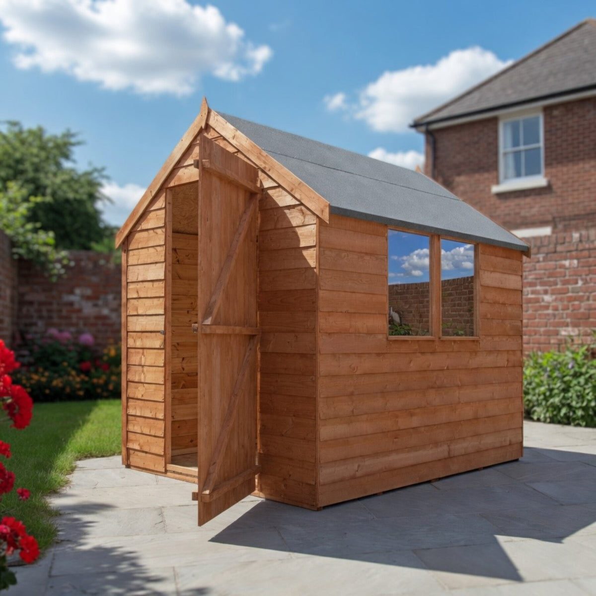 Loxley 5' x 7' Windowless Overlap Apex Shed | Sheds.co.uk