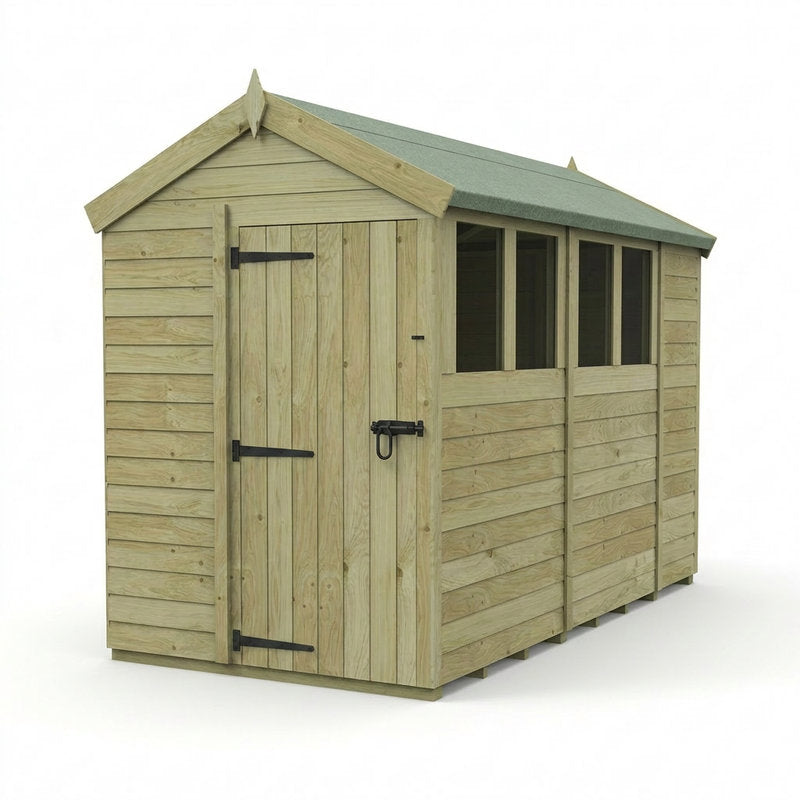 Holt 5' x 10' Pressure Treated Shiplap Modular Apex Shed | Sheds.co.uk