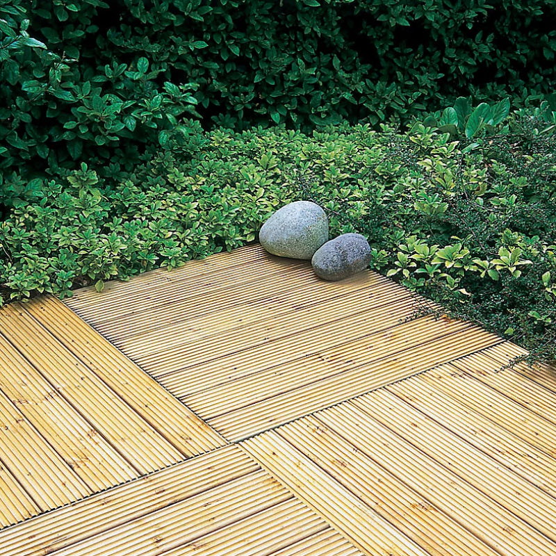 Hartwood 90cm Deck Tiles - Pack of 4 | Sheds.co.uk
