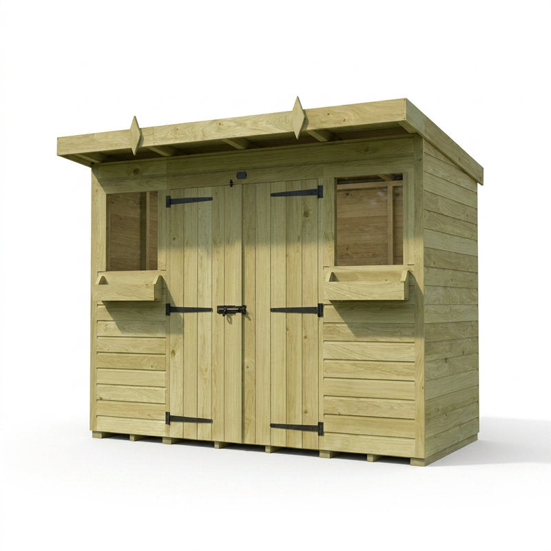 Holt 8' x 4' Handsworth Pressure Treated Summer Shed | Sheds.co.uk