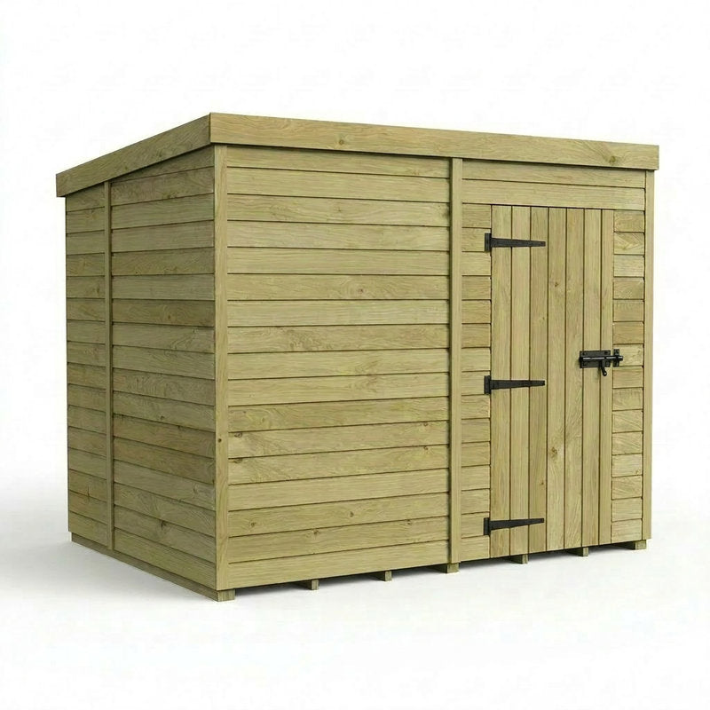 Holt 8' x 6' Pressure Treated Shiplap Modular Pent Shed | Sheds.co.uk