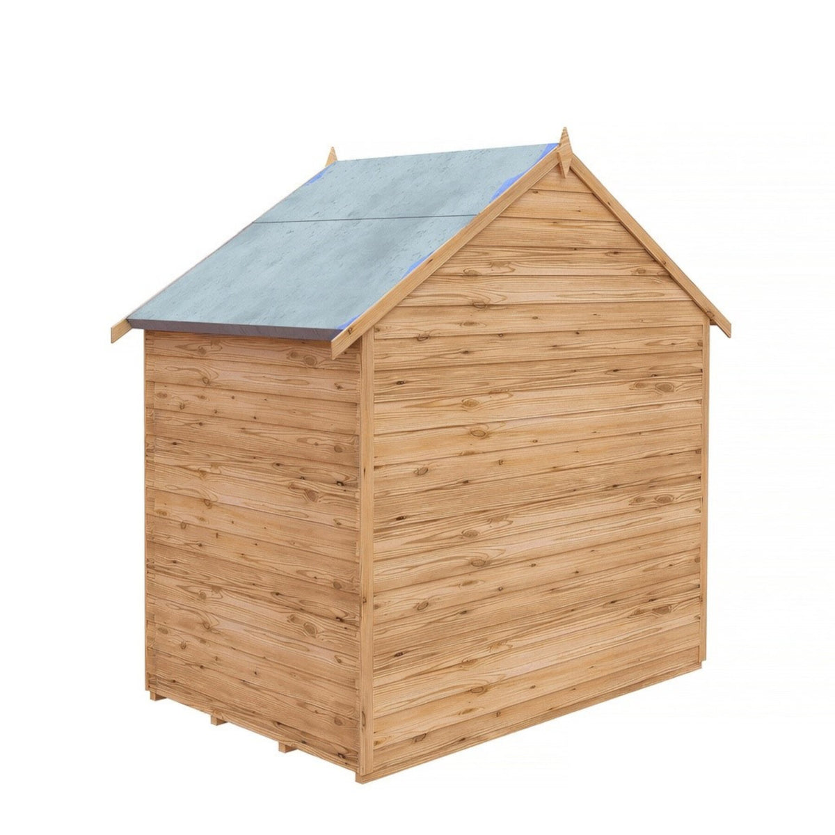 Loxley 6' x 4' Windowless Double Door Overlap Apex Shed | Sheds.co.uk