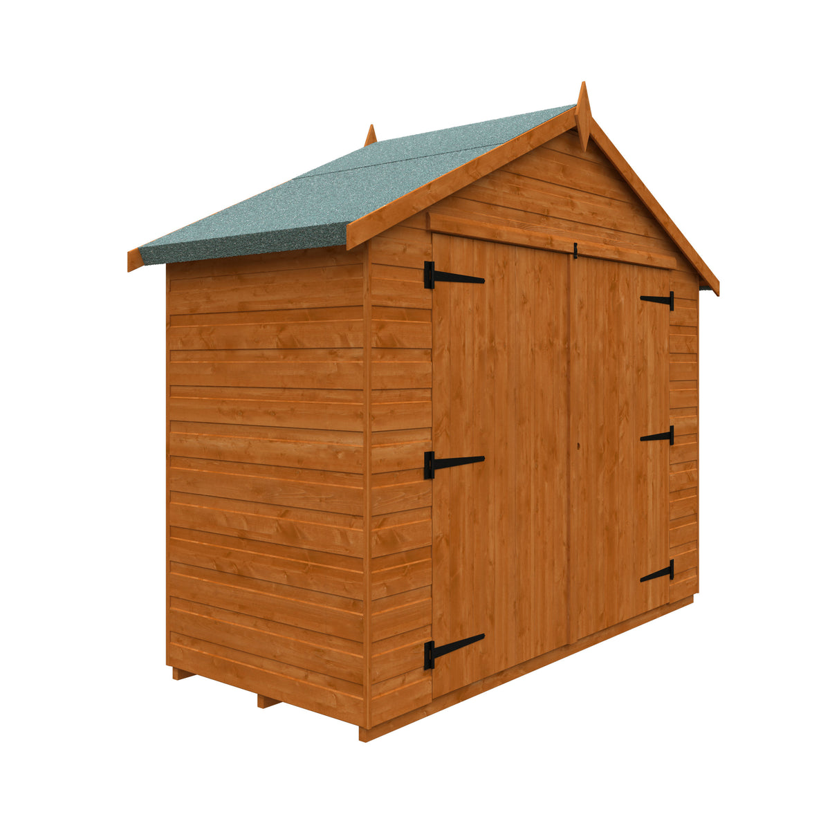 Redlands 7' x 3' Shiplap Apex Bike Shed | Sheds.co.uk