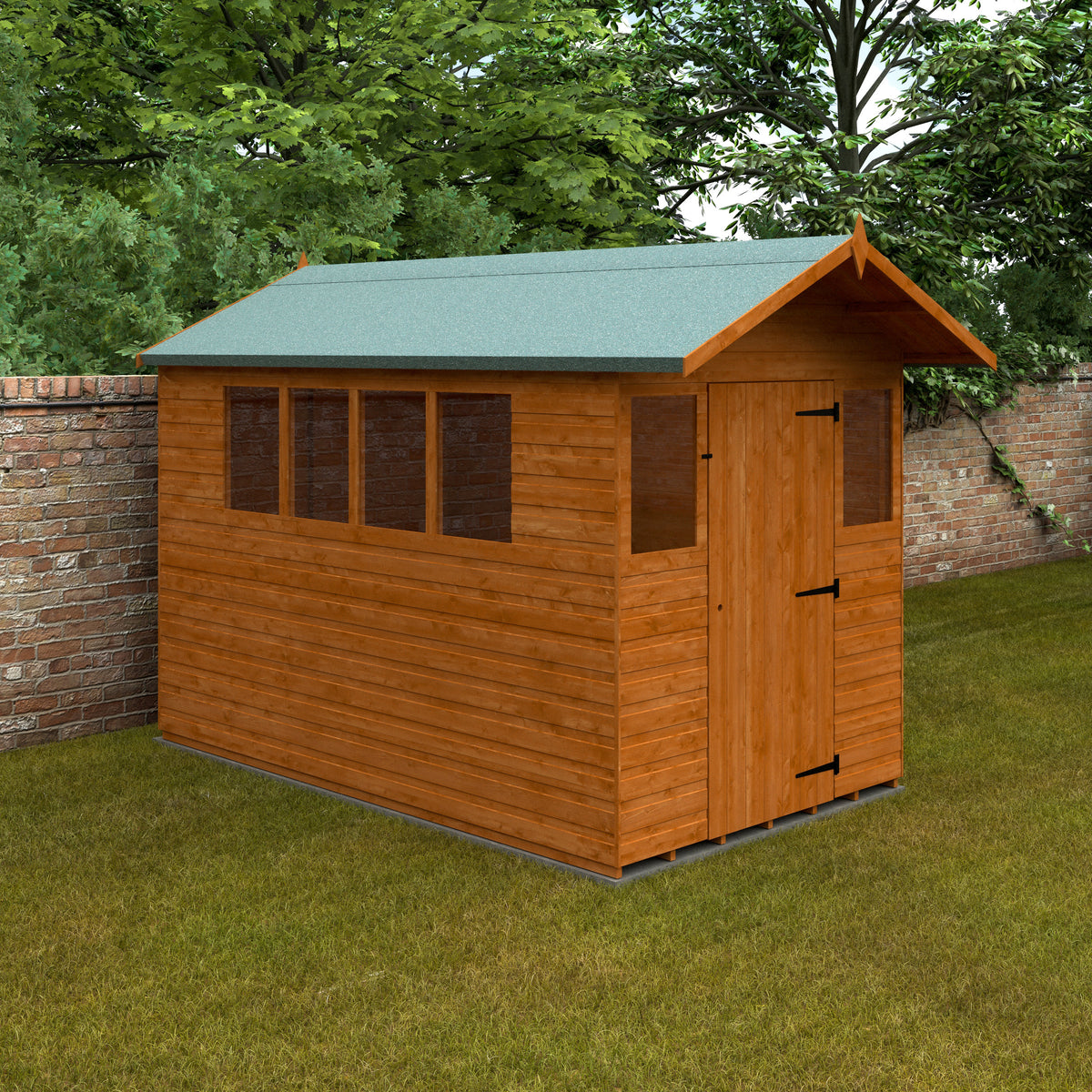 Redlands 6' x 10' Apex Summer Shed | Sheds.co.uk