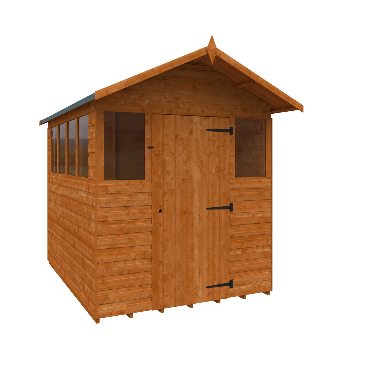 Redlands 8' x 6' Apex Summer Shed | Sheds.co.uk