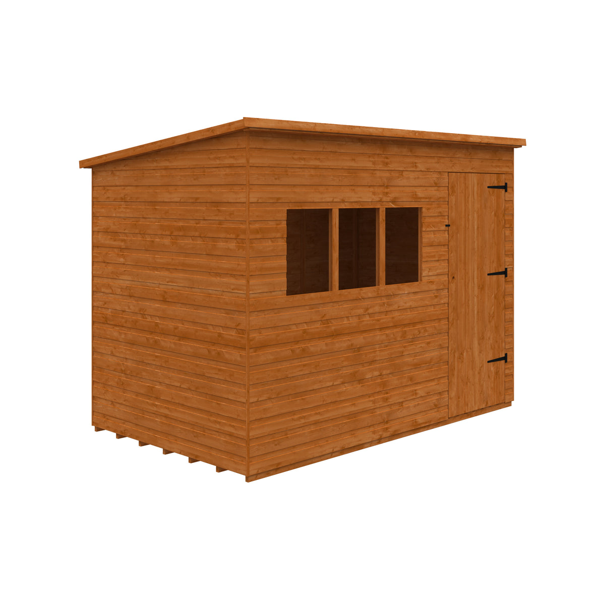 Redlands 10' x 6' Shiplap Extra High Pent Shed | Sheds.co.uk