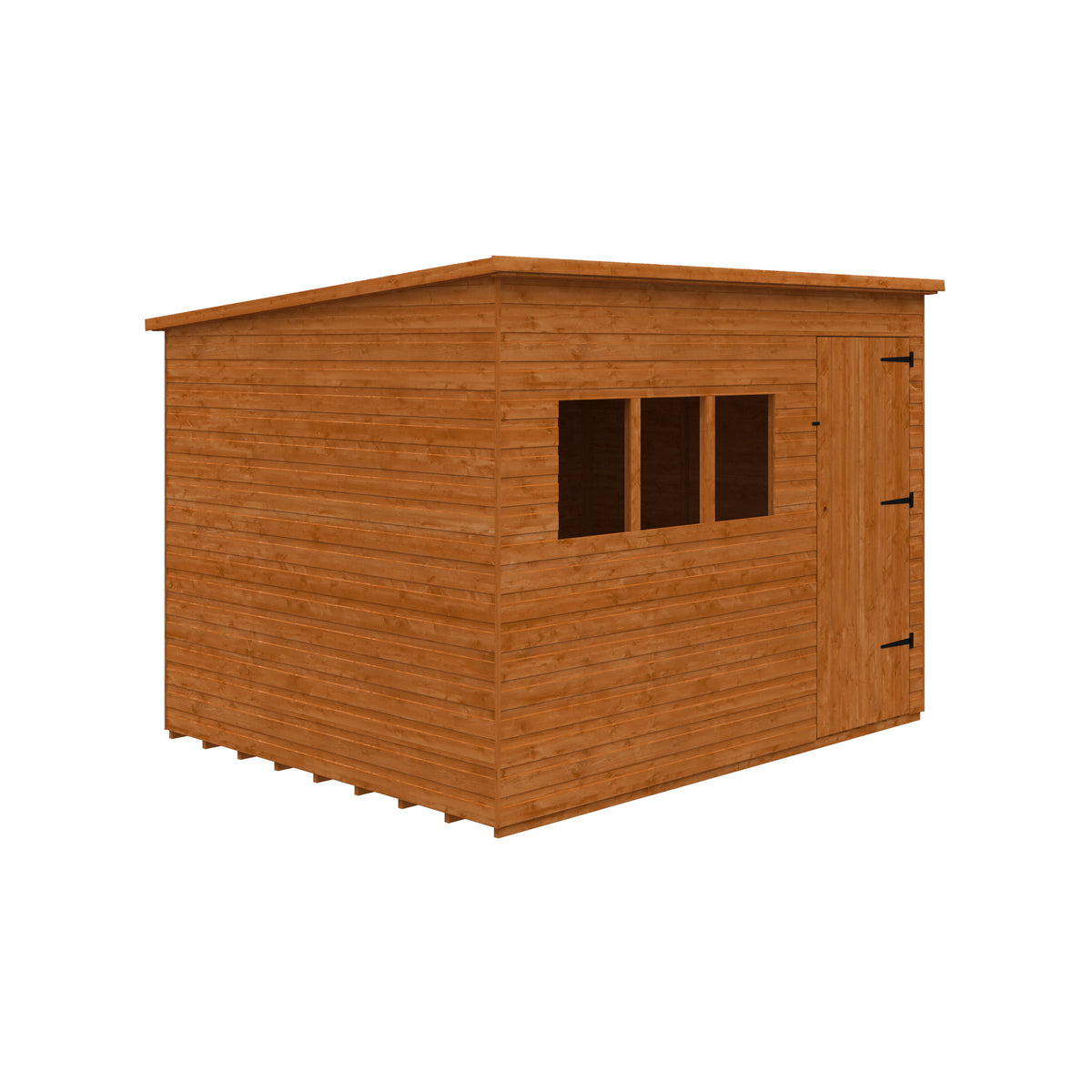 Redlands 10' x 8' Shiplap Extra High Pent Shed | Sheds.co.uk