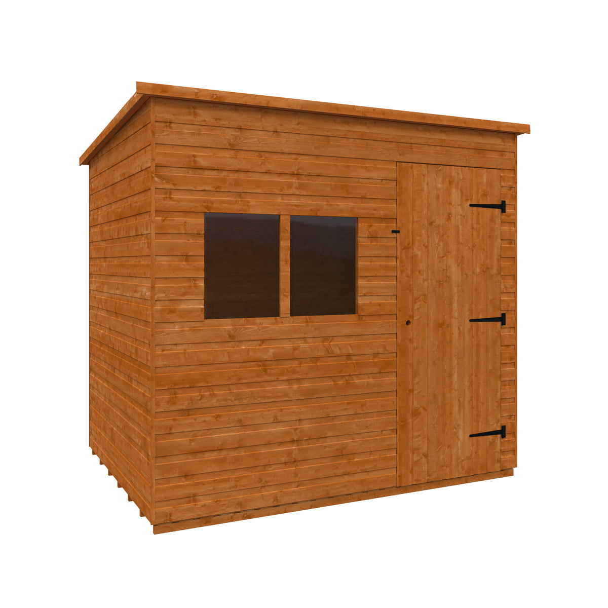 Redlands 8' x 6' Shiplap Extra High Pent Shed | Sheds.co.uk