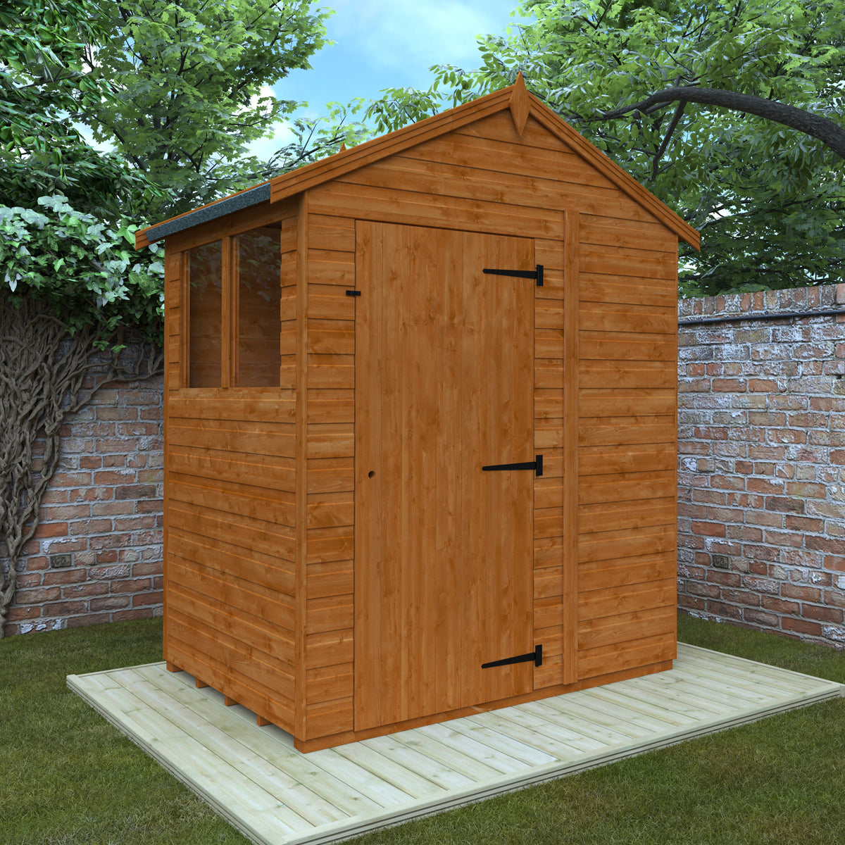 #Door Style_Single Door, #Windows_With Windows