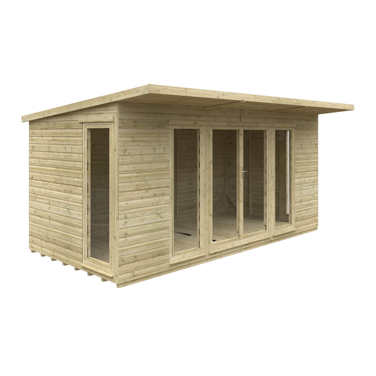 Redlands 16' x 8' Studio Summer House | Sheds.co.uk