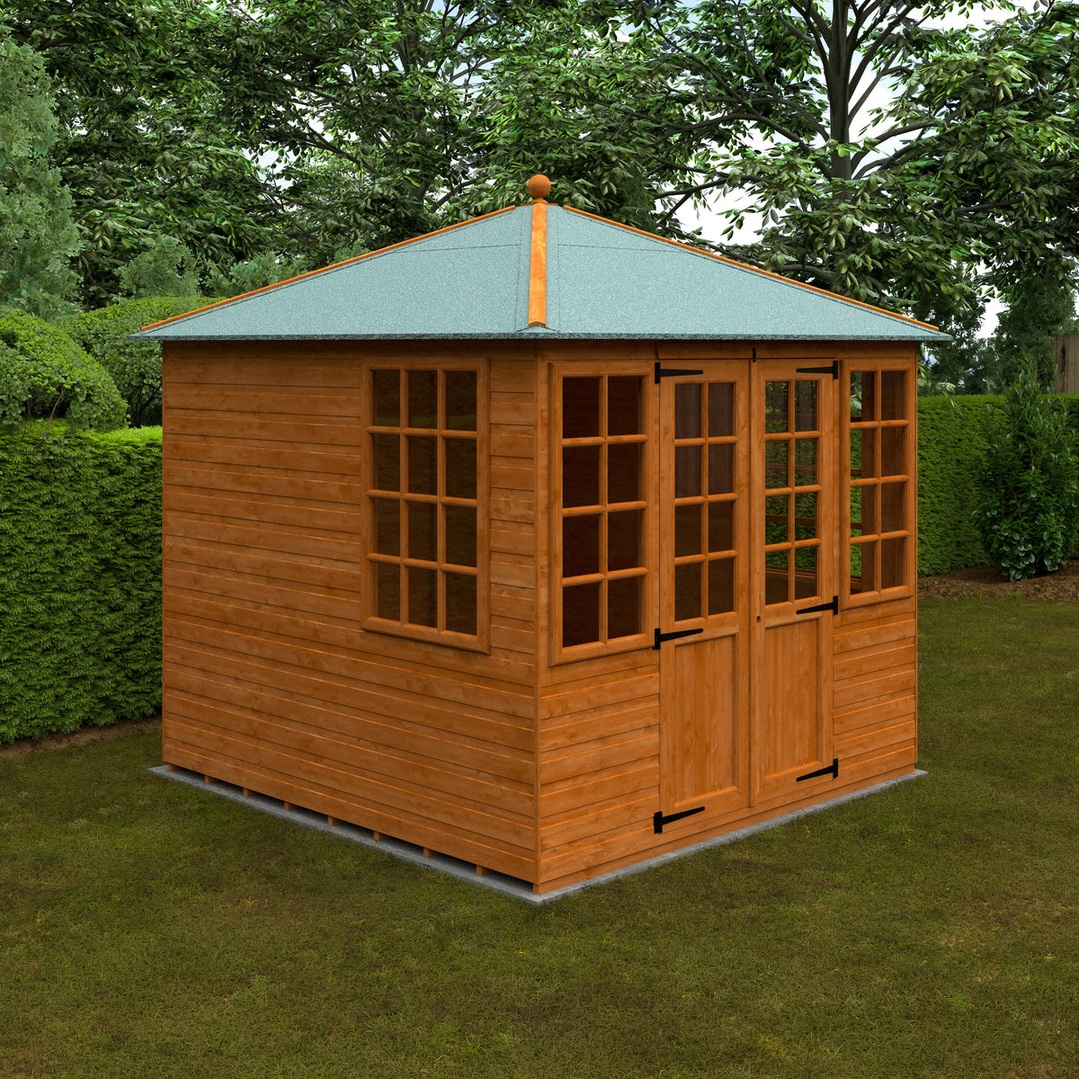 Redlands 8' x 8' Osprey Summer House | Sheds.co.uk