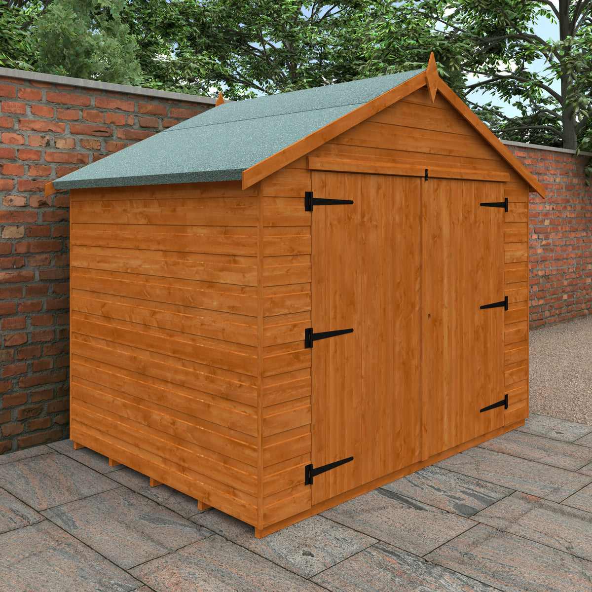 Redlands 7' x 5' Shiplap Apex Bike Shed | Sheds.co.uk