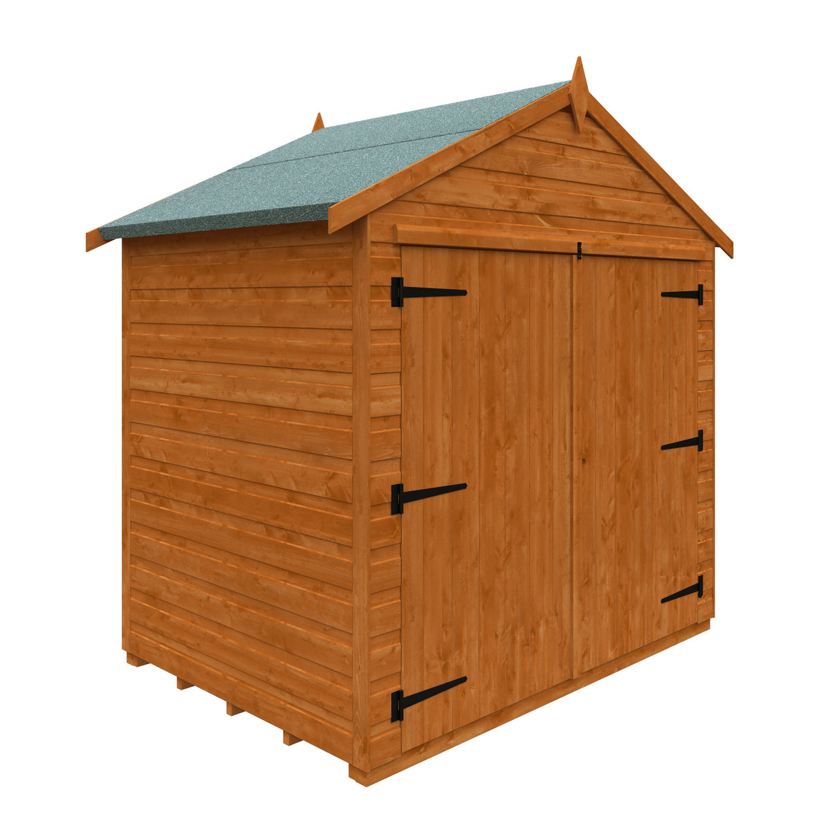 Redlands 4' x 6' Shiplap Modular Apex Bike Shed | Sheds.co.uk