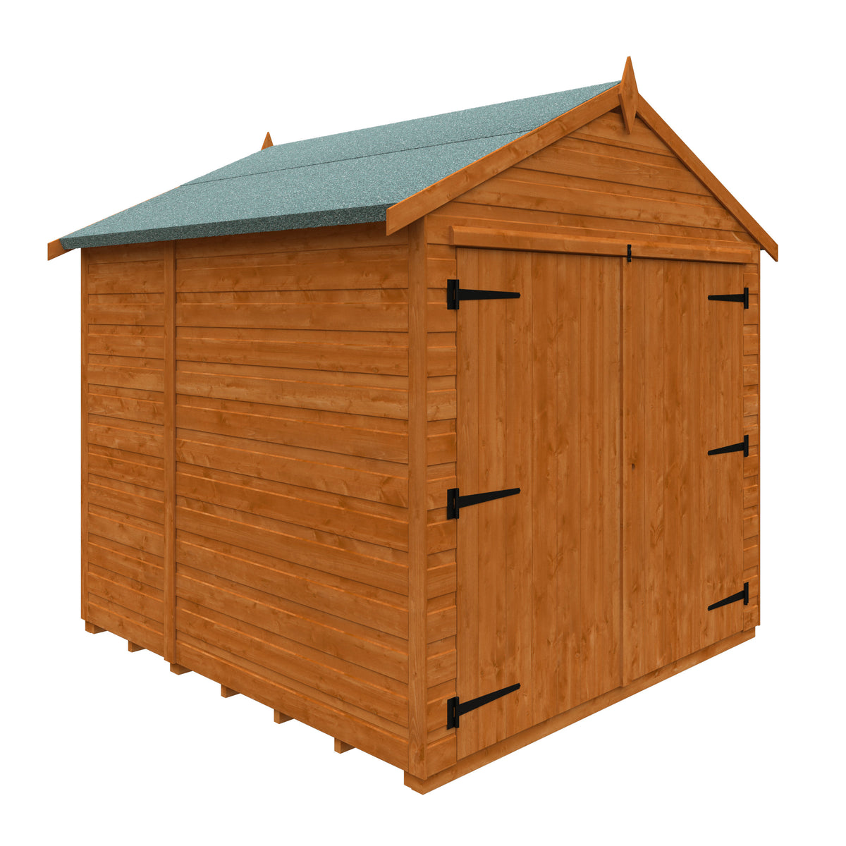 Redlands 6' x 6' Shiplap Modular Apex Bike Shed | Sheds.co.uk