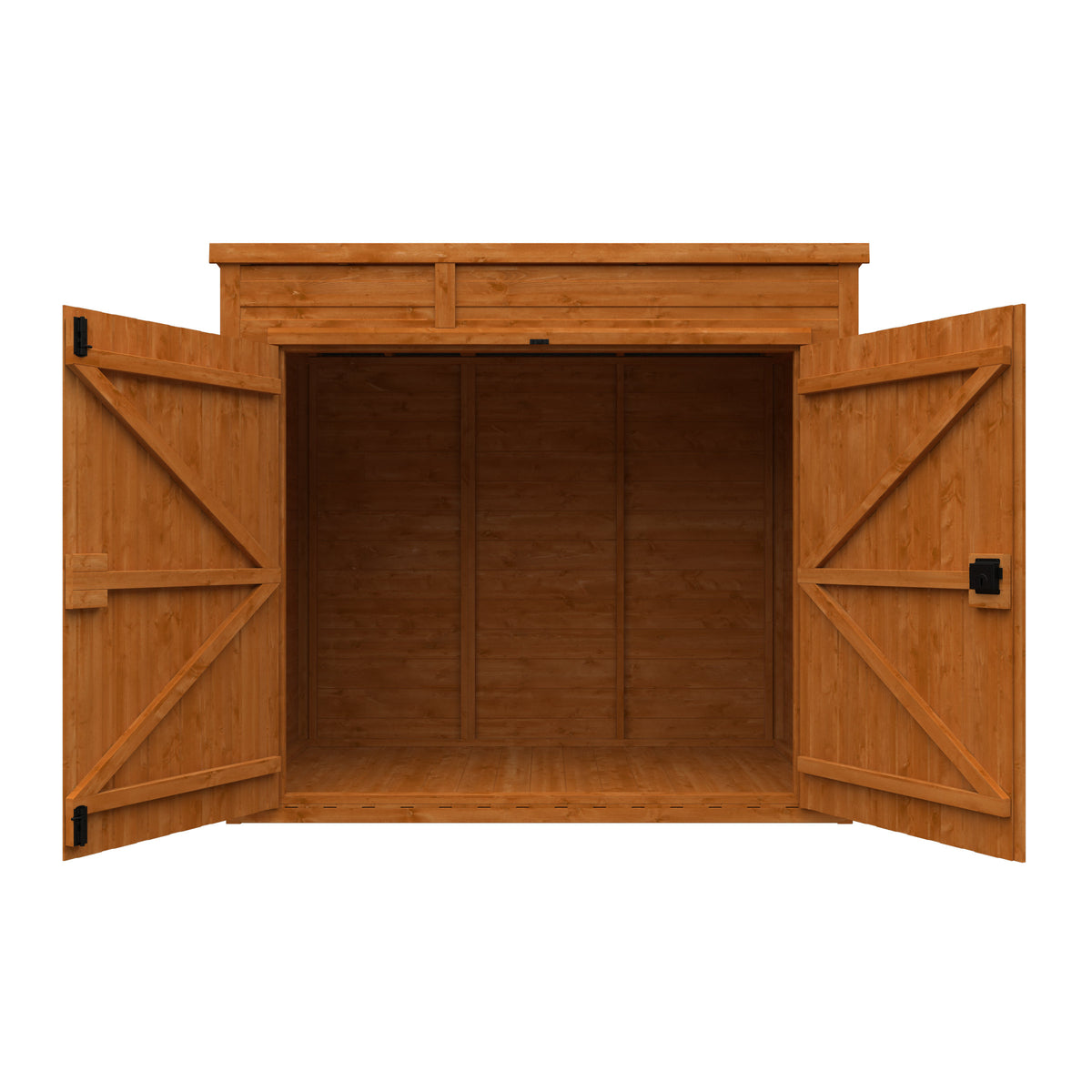 Redlands 5' x 6' Shiplap Modular Pent Bike Shed | Sheds.co.uk