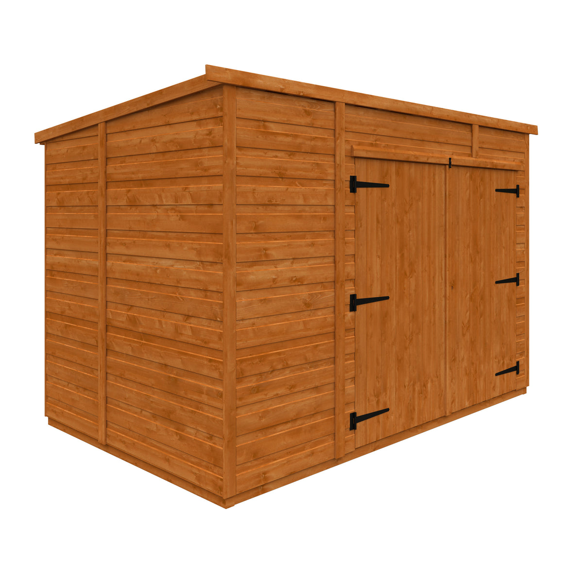 Redlands 5' x 8' Shiplap Modular Pent Bike Shed | Sheds.co.uk