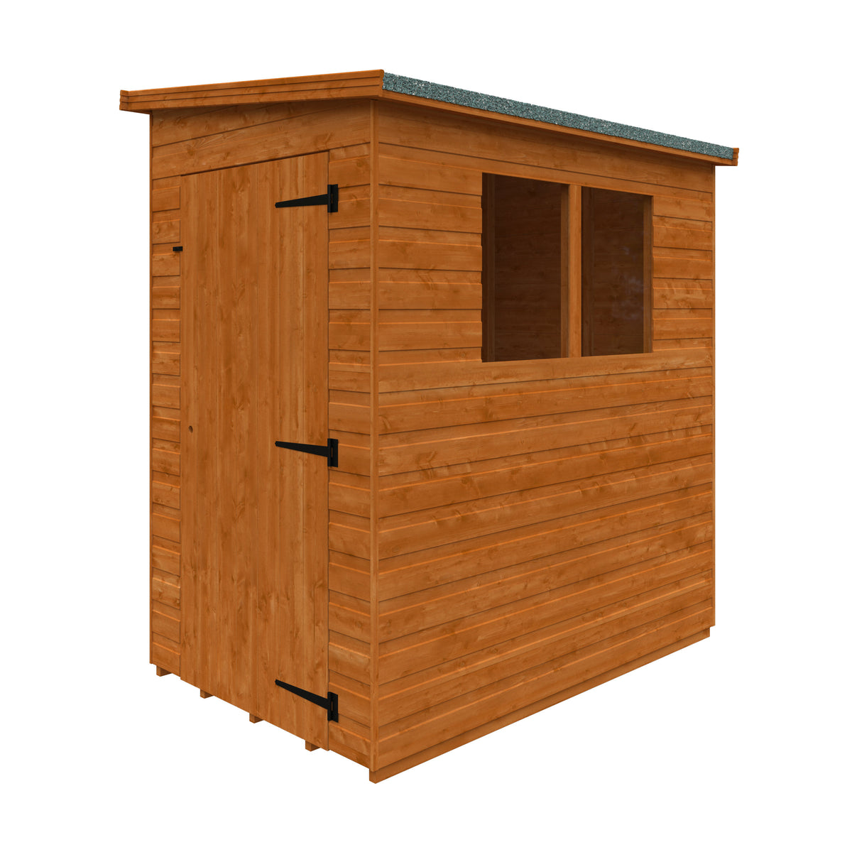 Redlands 6' x 4' Shiplap Lean To Pent Shed | Sheds.co.uk