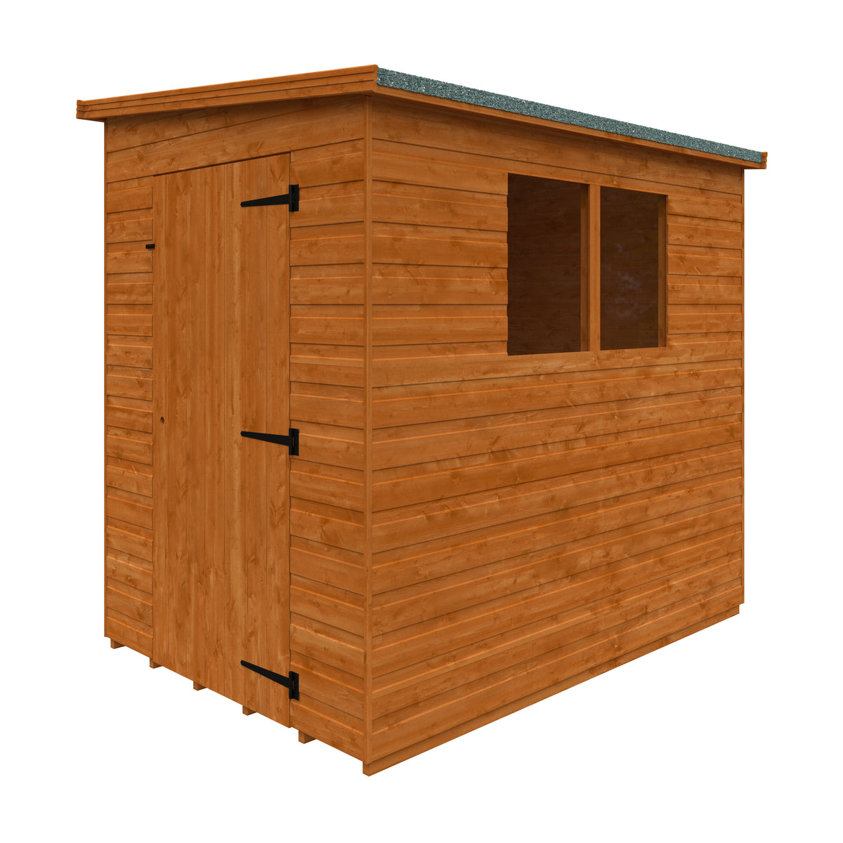 Redlands 7' x 5' Shiplap Lean To Pent Shed | Sheds.co.uk