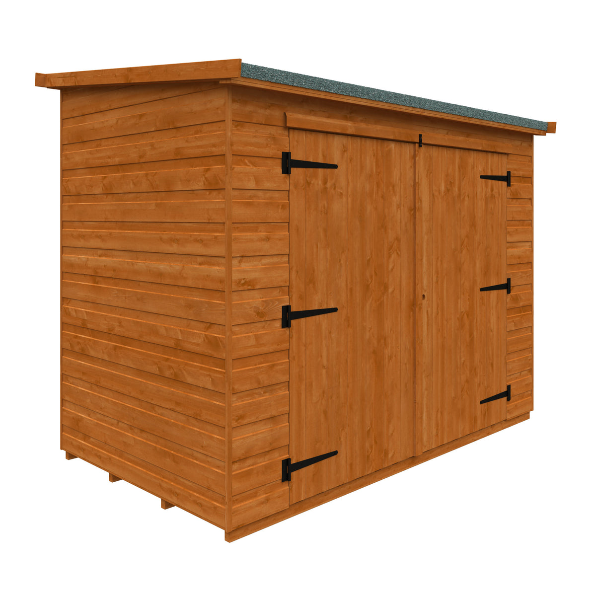 Redlands 7' x 4' Shiplap Pent Bike Shed | Sheds.co.uk