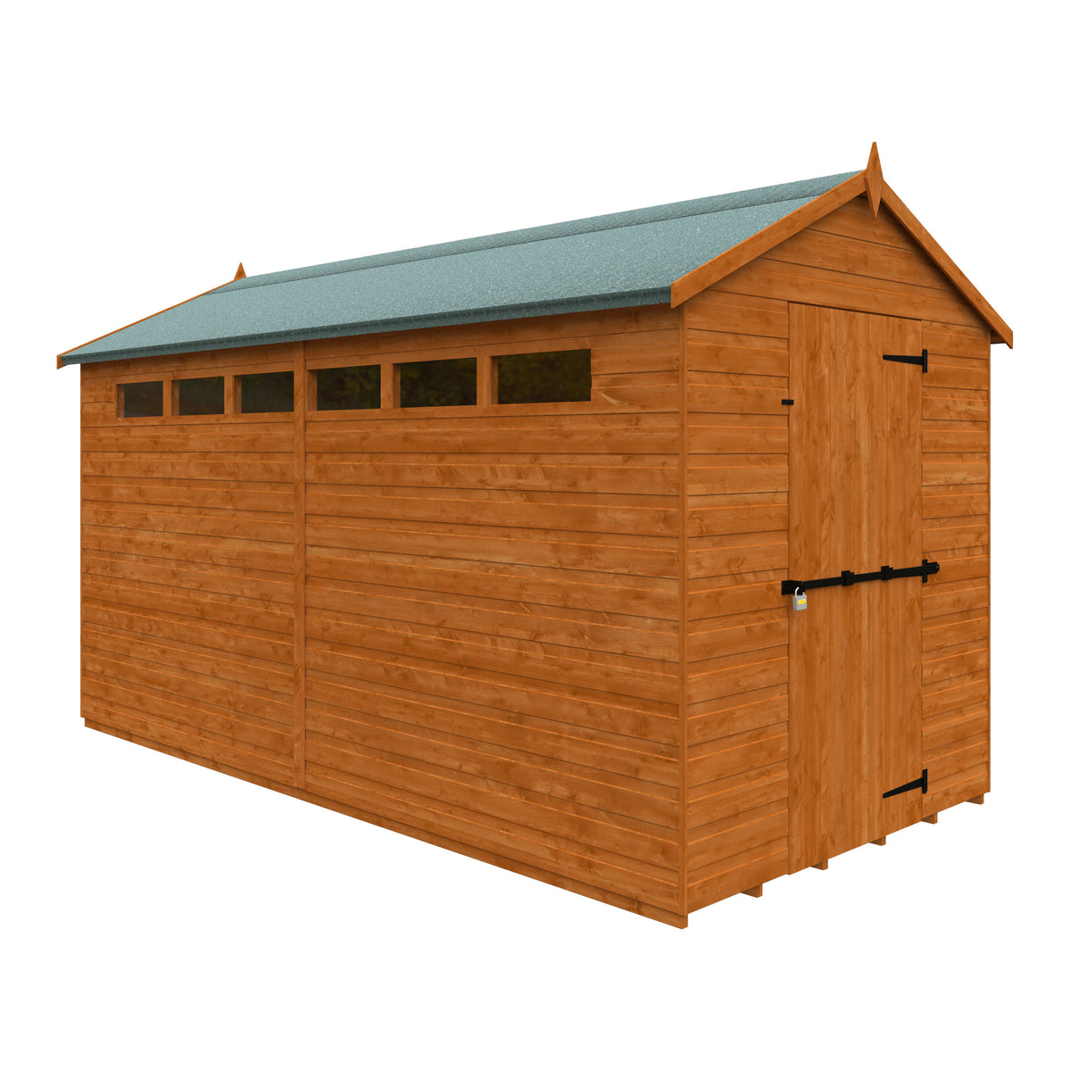 Redlands 12' x 6' Shiplap Apex Security Shed | Sheds.co.uk