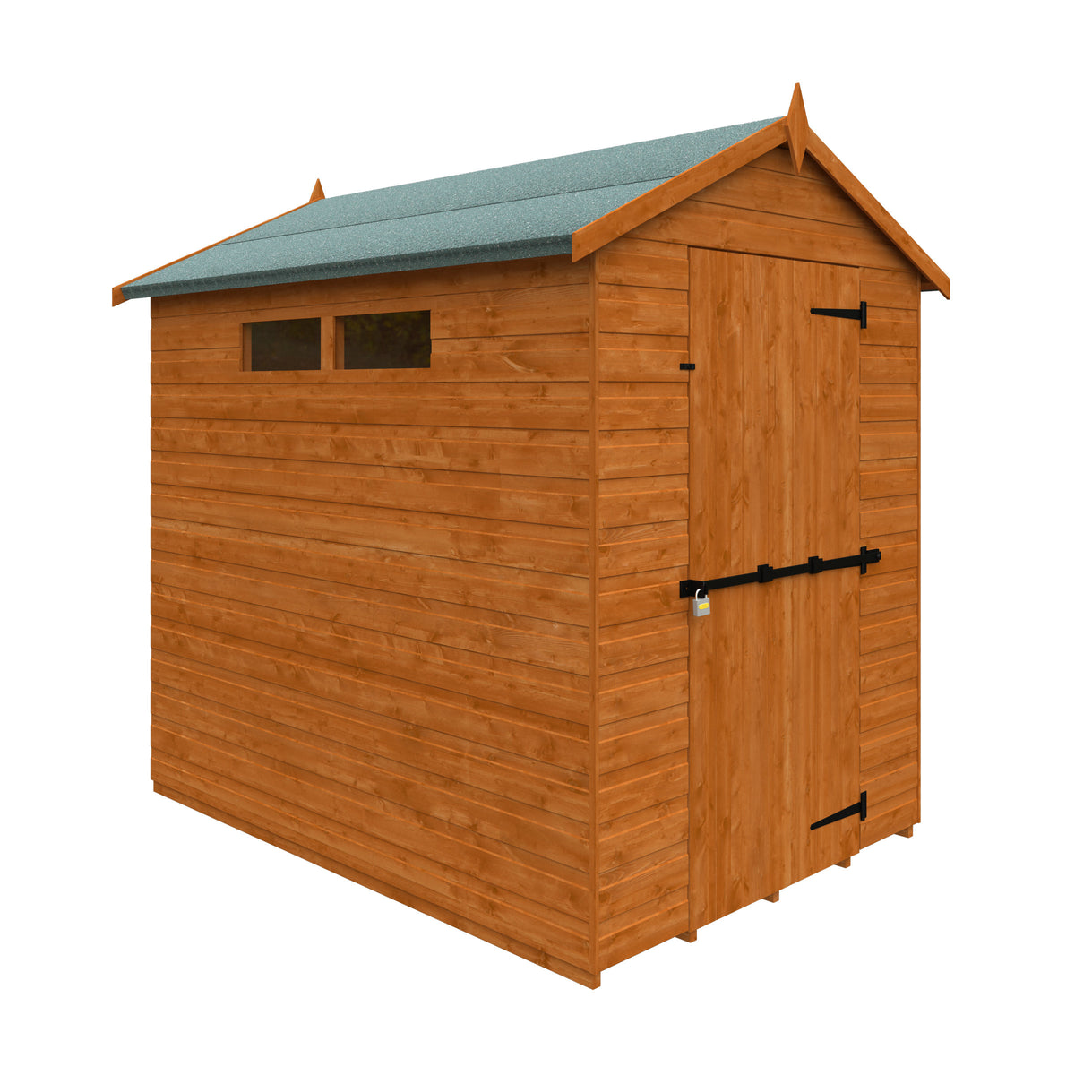 Redlands 7' x 5' Shiplap Apex Security Shed | Sheds.co.uk