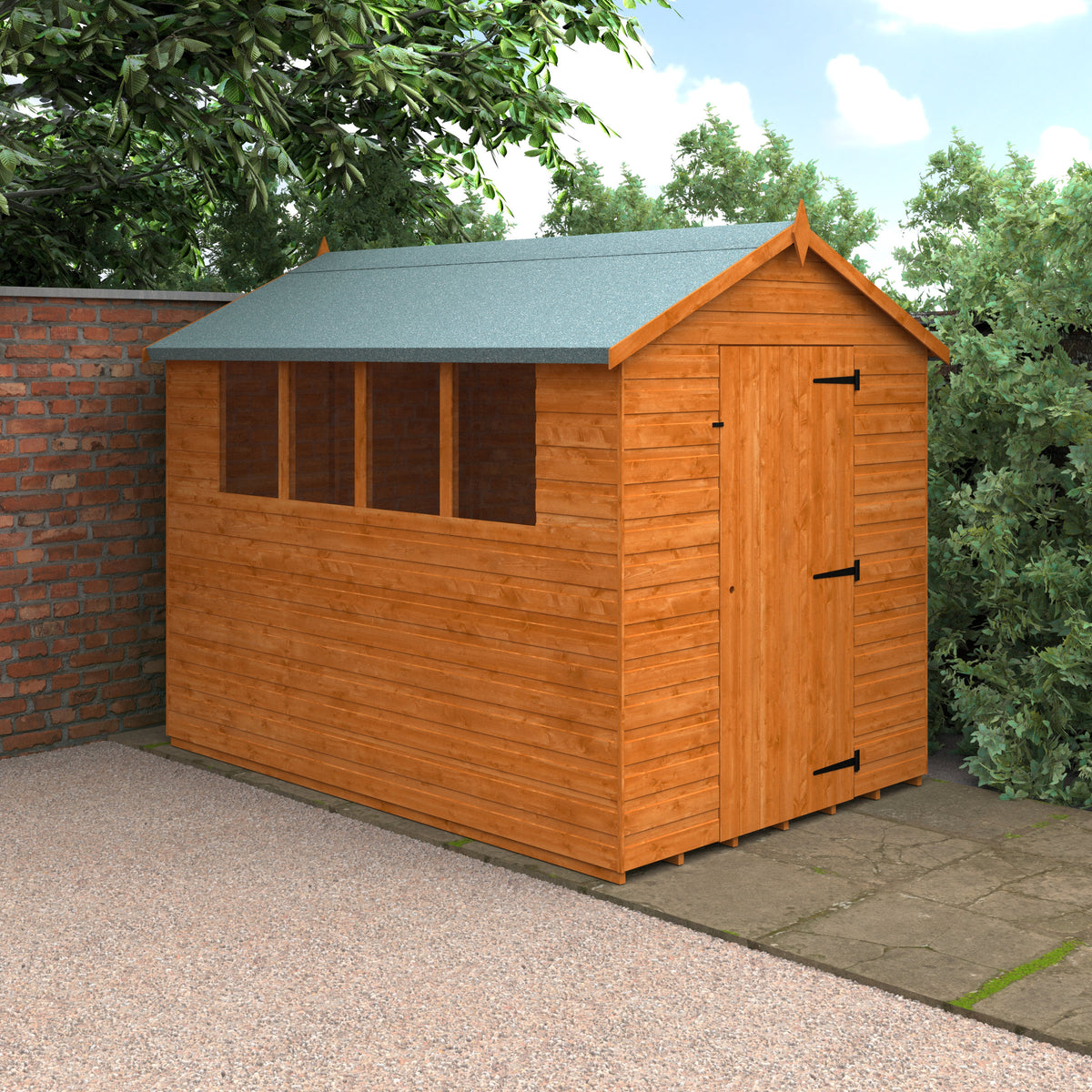 Redlands 6' x 9' Shiplap Apex Shed | Sheds.co.uk