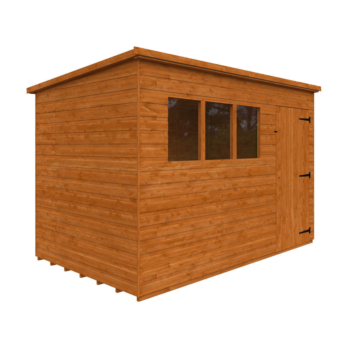 Redlands 10' x 6' Shiplap Pent Shed | Sheds.co.uk