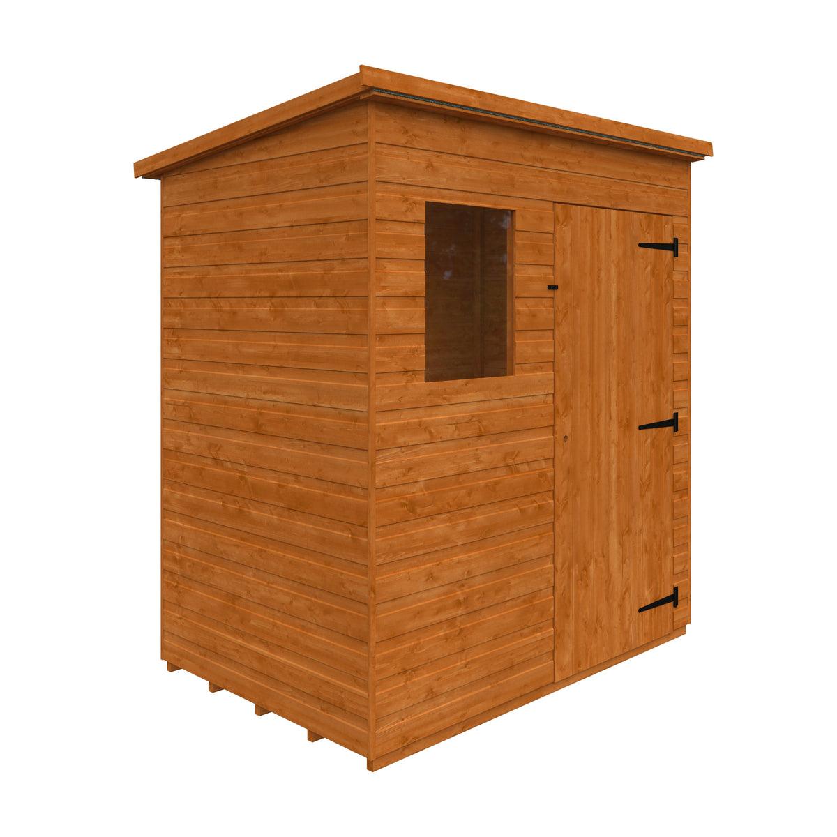 Redlands 6' x 4' Express Delivery Shiplap Pent Shed | Sheds.co.uk