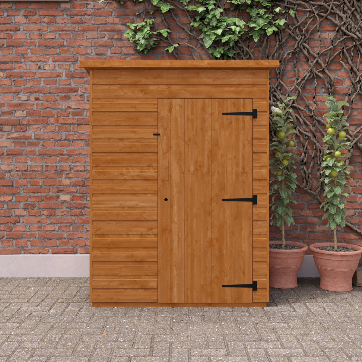 Redlands 5' x 3' Premium Shiplap Pent Tool Store | Sheds.co.uk