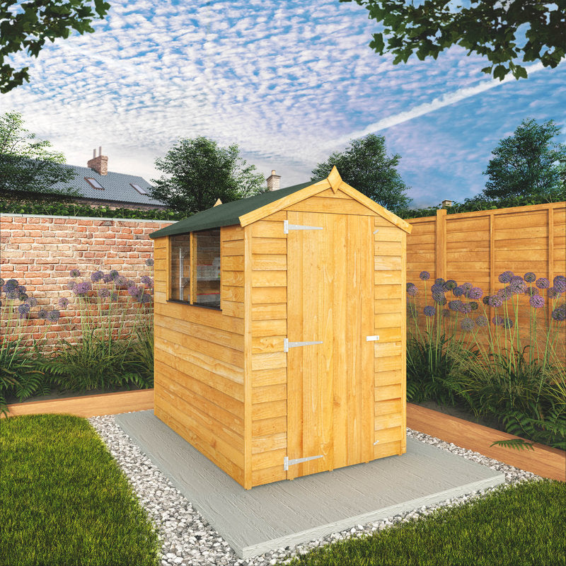 Adley 4' x 6' Overlap Apex Shed | Sheds.co.uk