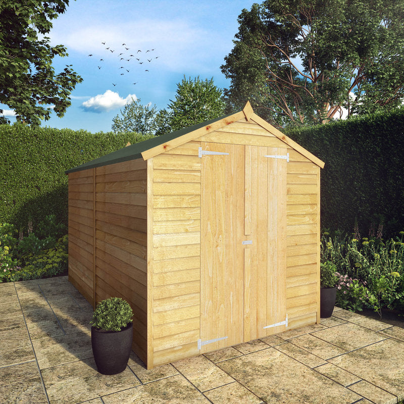Adley 6' x 10' Double Door Overlap Apex Shed | Sheds.co.uk