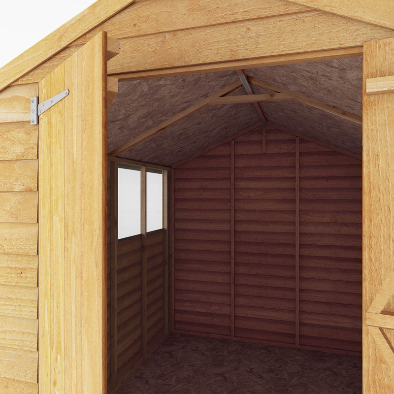 Adley 6' x 10' Double Door Overlap Apex Shed | Sheds.co.uk