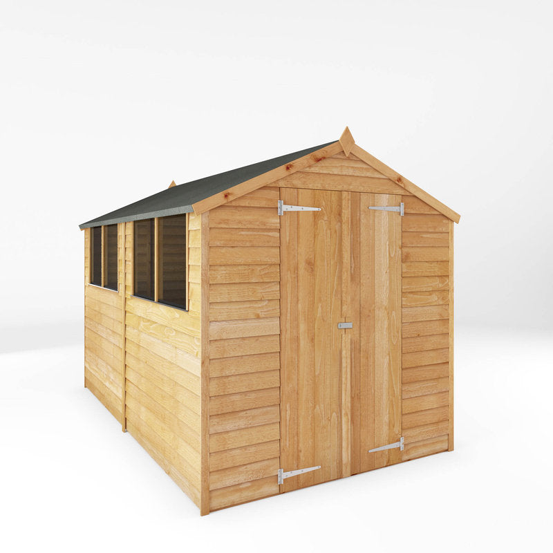 Adley 6' x 10' Double Door Overlap Apex Shed | Sheds.co.uk
