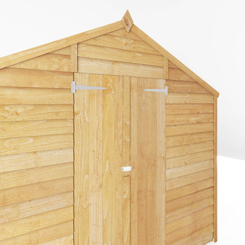 Adley 8' x 12' Double Door Overlap Apex Shed | Sheds.co.uk