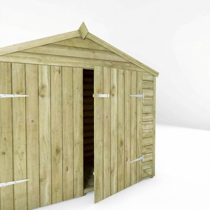 Adley 7' x 3' Overlap Apex Bike Shed | Sheds.co.uk