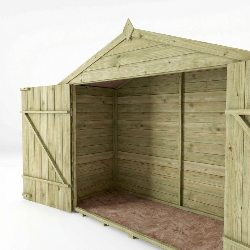 Adley 7' x 3' Overlap Apex Bike Shed | Sheds.co.uk