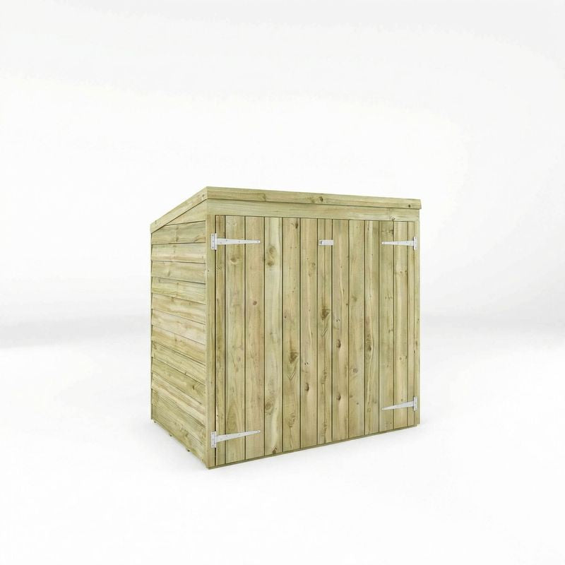 Adley 5' x 3' Overlap Pent Mower Store | Sheds.co.uk
