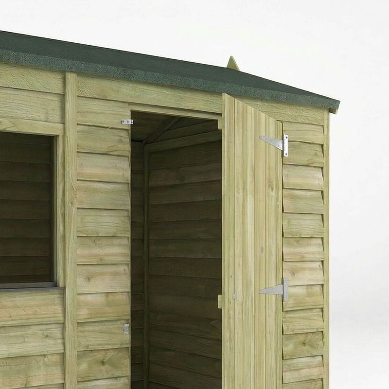 Adley 6' x 4' Overlap Reverse Apex Shed | Sheds.co.uk