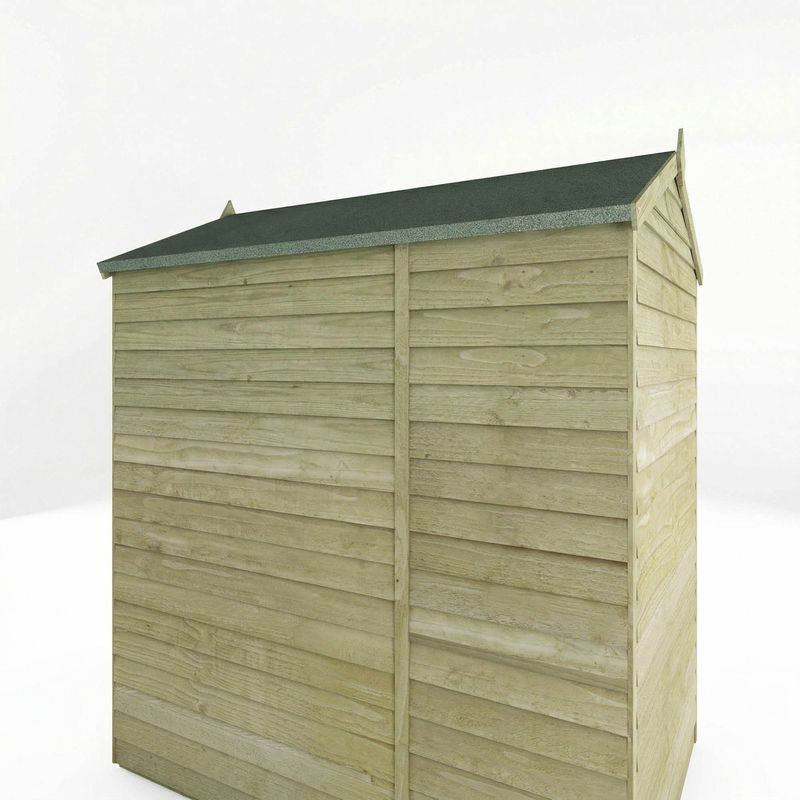 Adley 6' x 4' Overlap Reverse Apex Shed | Sheds.co.uk