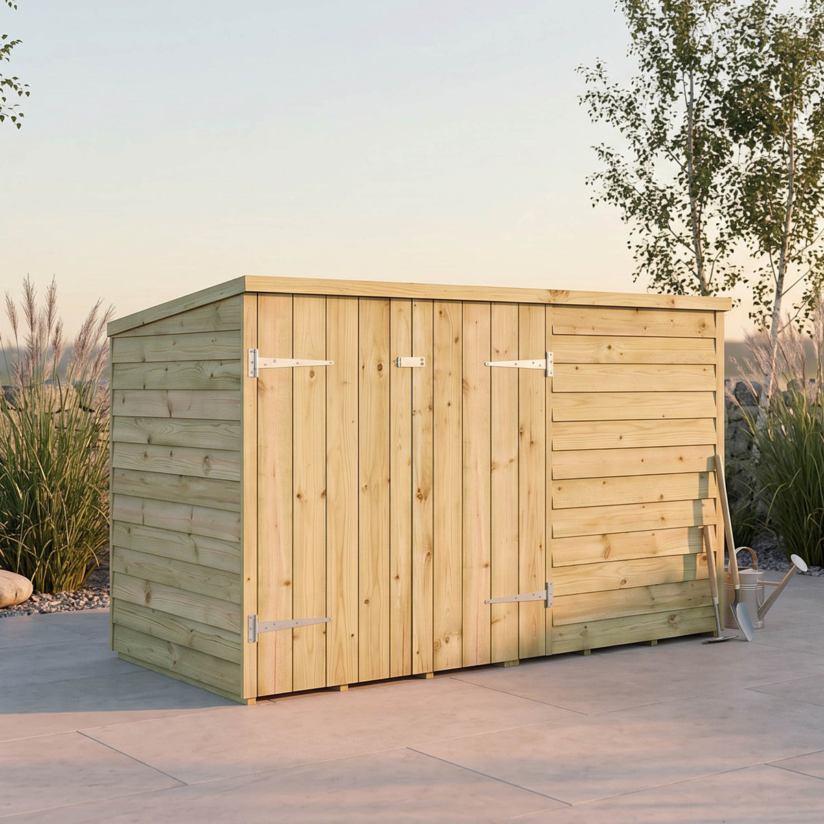 Adley 6' x 3' Overlap Pent Bike Shed | Sheds.co.uk